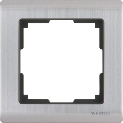 WERKEL Metallic WL02-Frame-01 / Рамка на 1 пост (глянцевый никель) a028859 W0011602