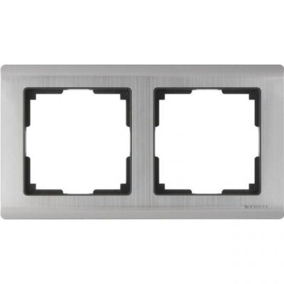 WERKEL Metallic WL02-Frame-02 / Рамка на 2 поста (глянцевый никель) a028860 W0021602