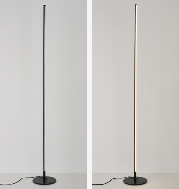 Светильник DZN-4263 BLACK/ЧЕРНЫЙ ` D200/H1500/1/LED/12W 4000K Minimal Line DZN21-11