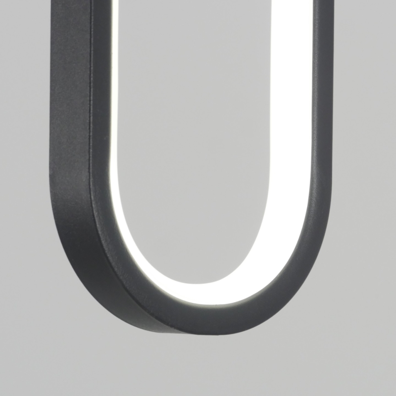 Светильник подвесной SAPFIR SPF-8792 ЧЕРНЫЙ ` D380*100/H1200/1/LED/10W/4500Kпрозрач провод SYLE 24-0