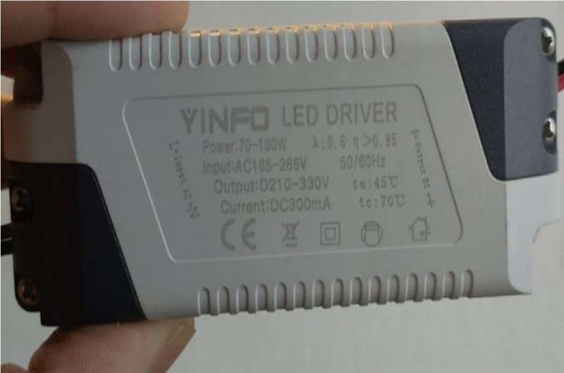 ДРАЙВЕР LED DRIVER (60-100W) DC: 210-310V, 300mA