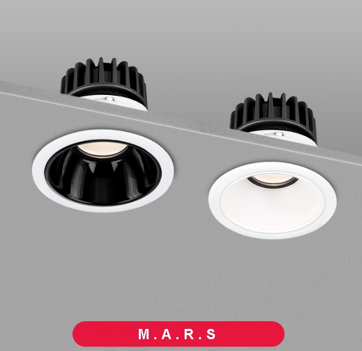 Cветильник SPF-4338 BLACK/ЧЕРНЫЙ ` D85/H70/1/LED/9W/4000K MARS SPF22-04 (1/50)