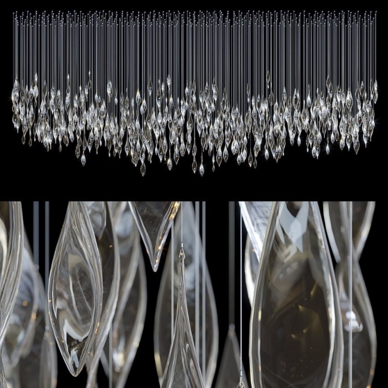 Светильник-инсталяция DZN-20556 РОМ+ПРОЗРАЧНЫЙ ` D1000*1000/H1000