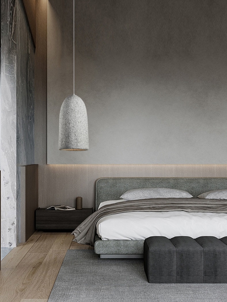 Светильник DZN-49715 СЕРЫЙ КАМЕНЬ ` D300/H550/1/E27/60W 24-05