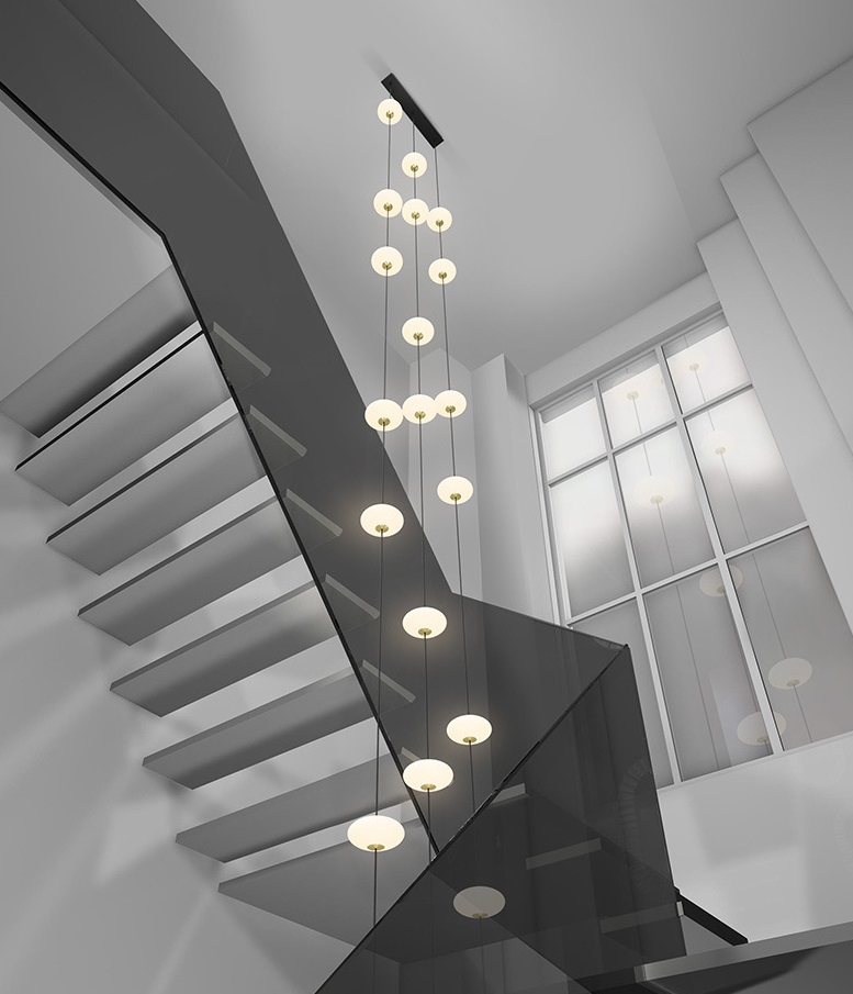 Светильник DZN-5680 ЧЕРНЫЙ ` D700*140/H6300/24/LED/120W4500K BIG PROJECT