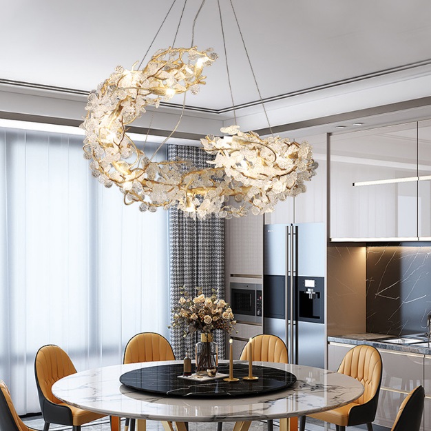 Светильник DZN-5713 БРОНЗА ` D800*500/H1200/12/G9/40W LAVISH