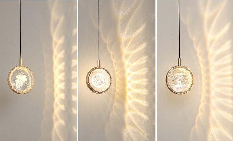 Светильник DZN2-1-21 ЗОЛОТО ` D120*145/H1200/1/LED/7W/4500K