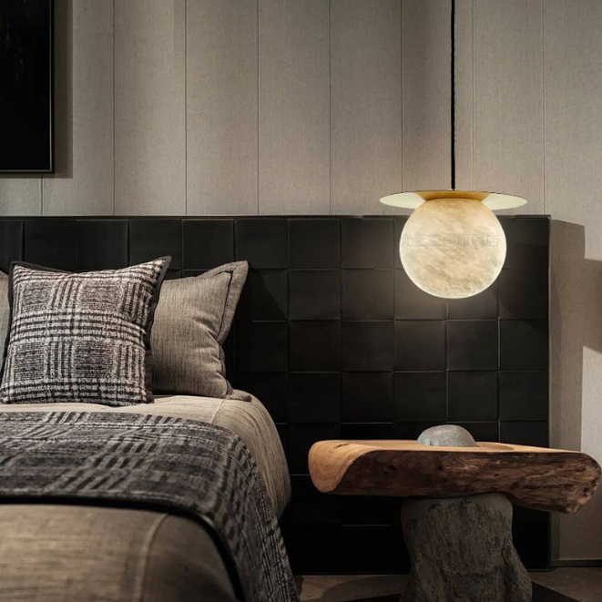 Светильник DZN-52306 ЗОЛОТО + МРАМОР ` D255*150/H1500/1/G9/40W 24-12