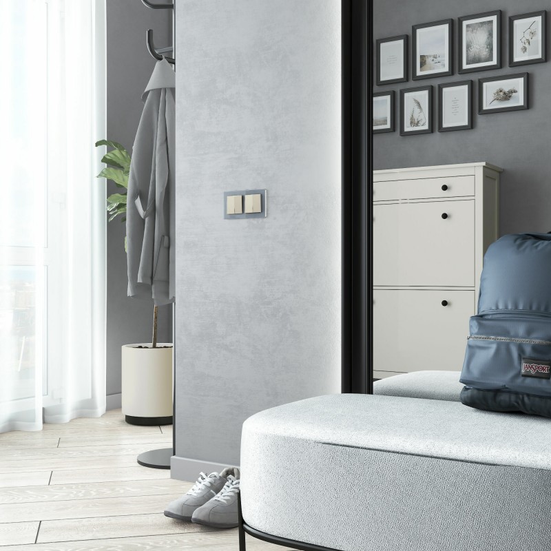 WERKEL W1120062 Выключатель двухклавишный (айвори матовый)