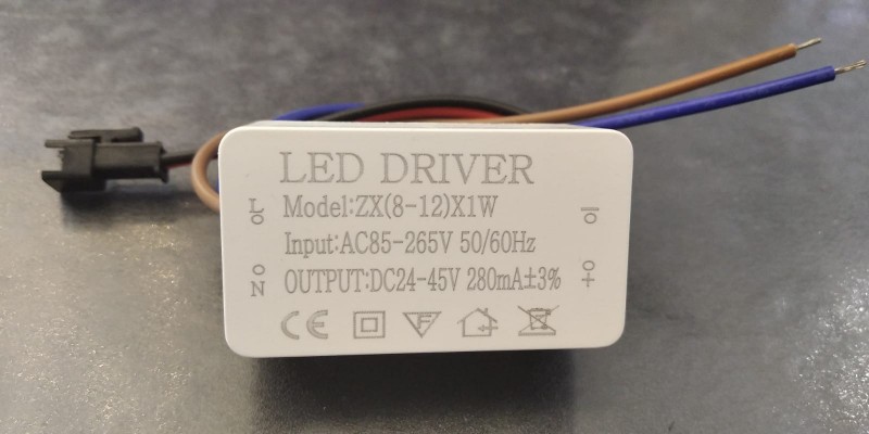 Драйвер LED DRIVER (8-12W)1 280mA SPFR