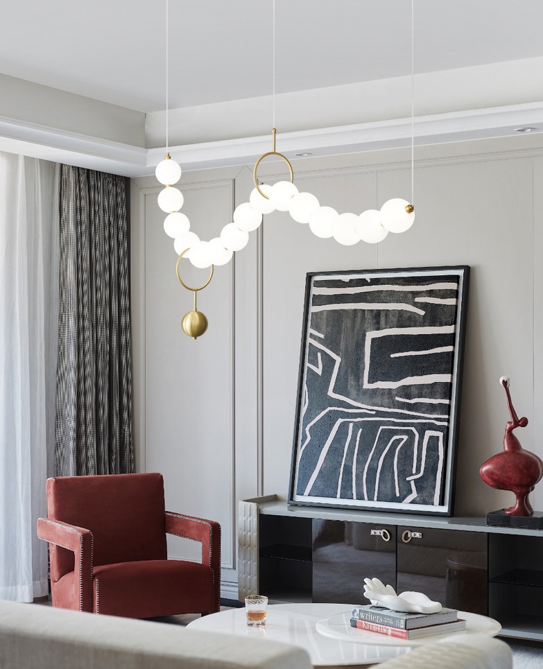 Светильник DZN-36260 БРОНЗА ` D1100*400/H1200/15/LED/57W/4500K N-LACEE