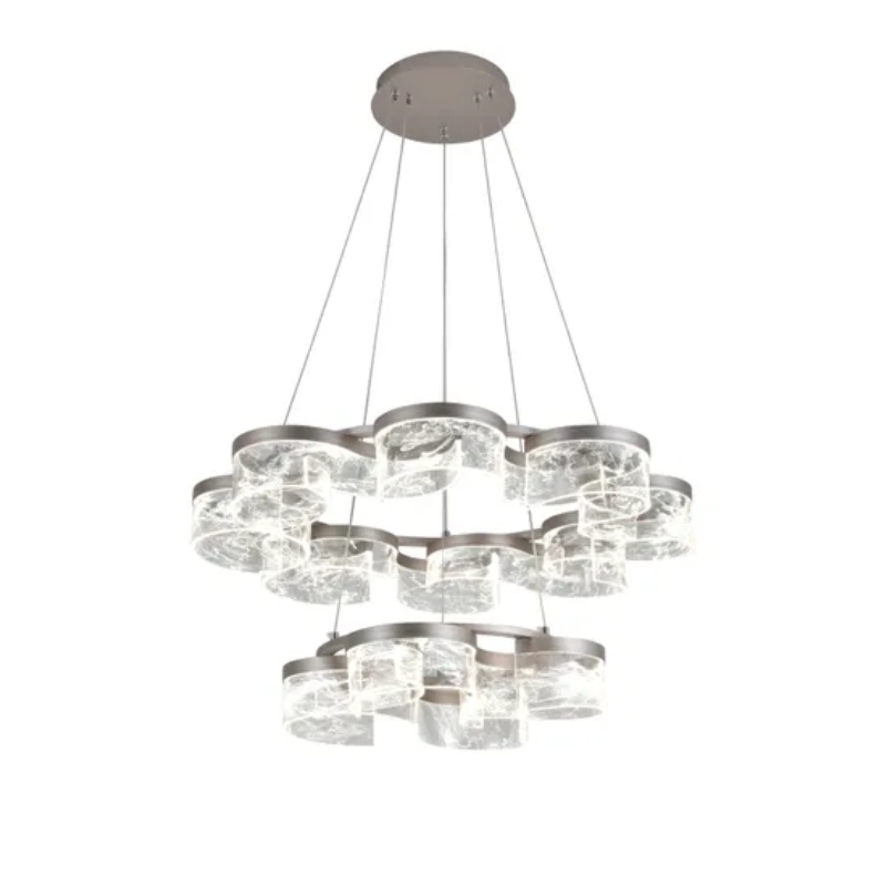 3450/8+4 BRUSHED GREY (1) Люстра (RL)