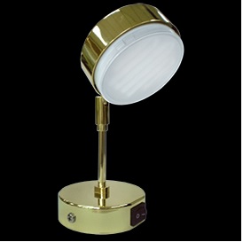Ecola G53 FT4173 светильник поворотный на среднем кроншт. золото 210х80