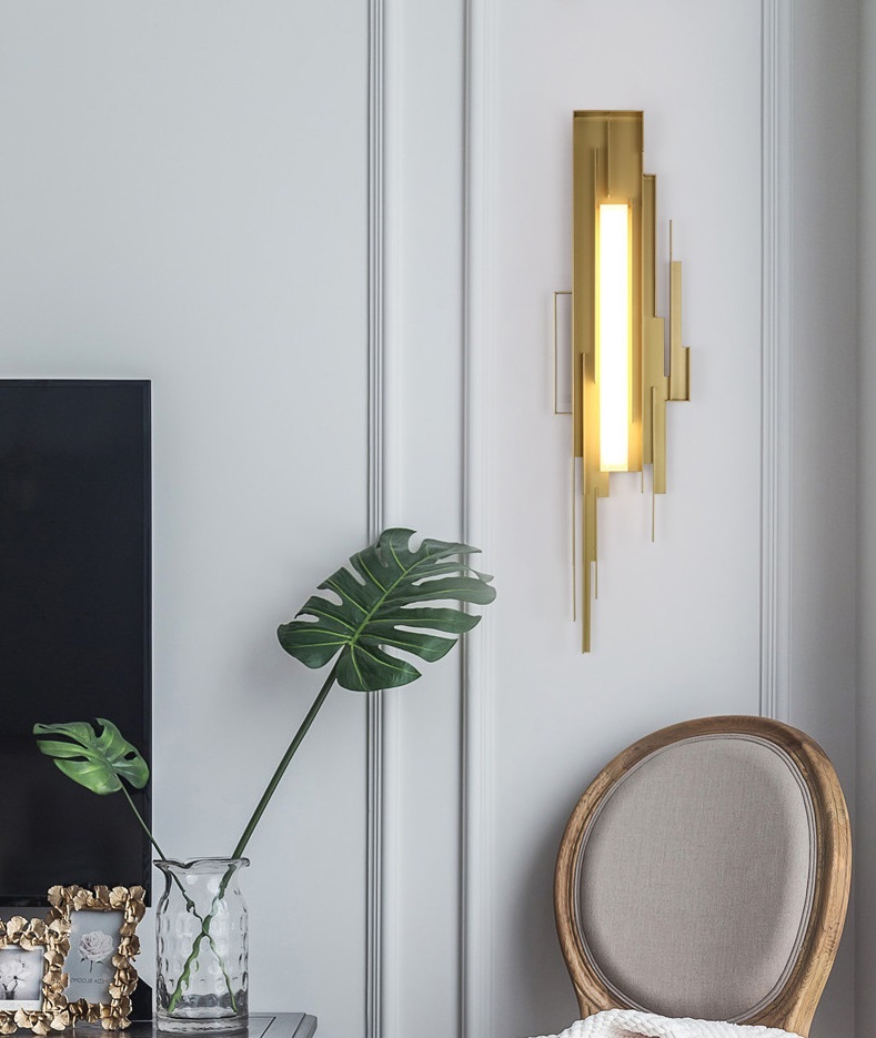 Светильник DZN-13307 БРОНЗА ` D200/H800/1/LED/8W/4500K 25-01 (аналог 13307)