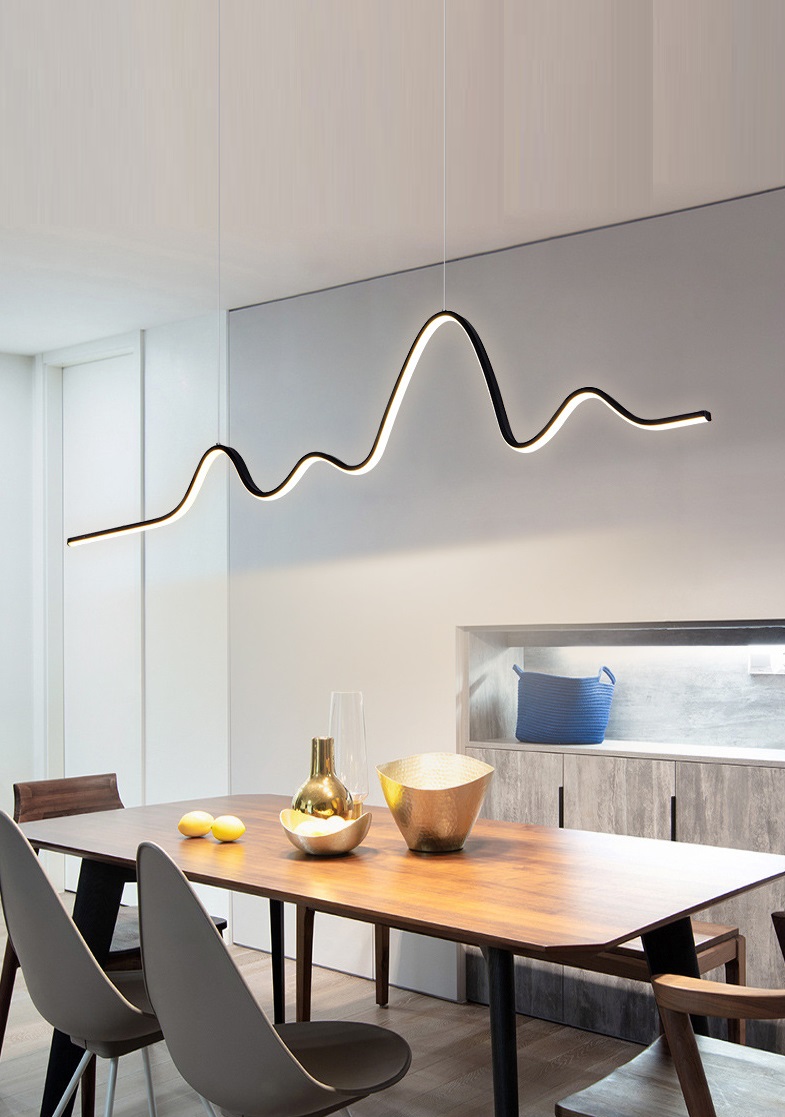 Светильник ElegantLight DZN-6059 ЧЕРНЫЙ ` D1200/H1500/1/LED/30W/4500K IMPULSE 23-12