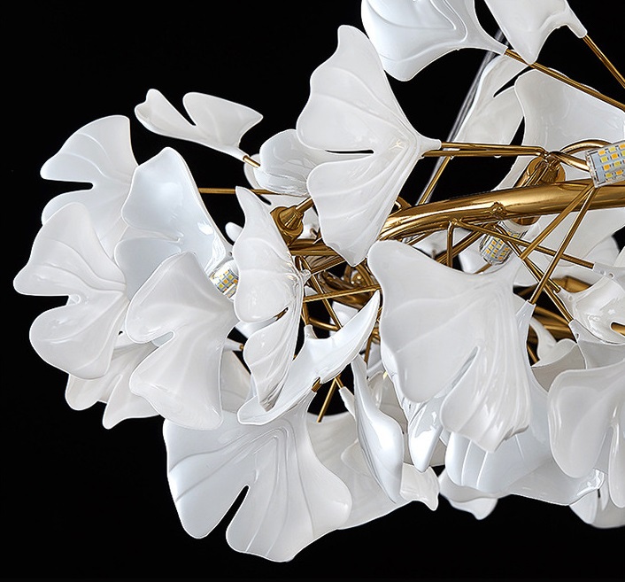 Светильник DZN-34217 БРОНЗА+ БЕЛАЯ КЕРАМИКА ` D800*300/H1260/7/G9/40W GINKOA