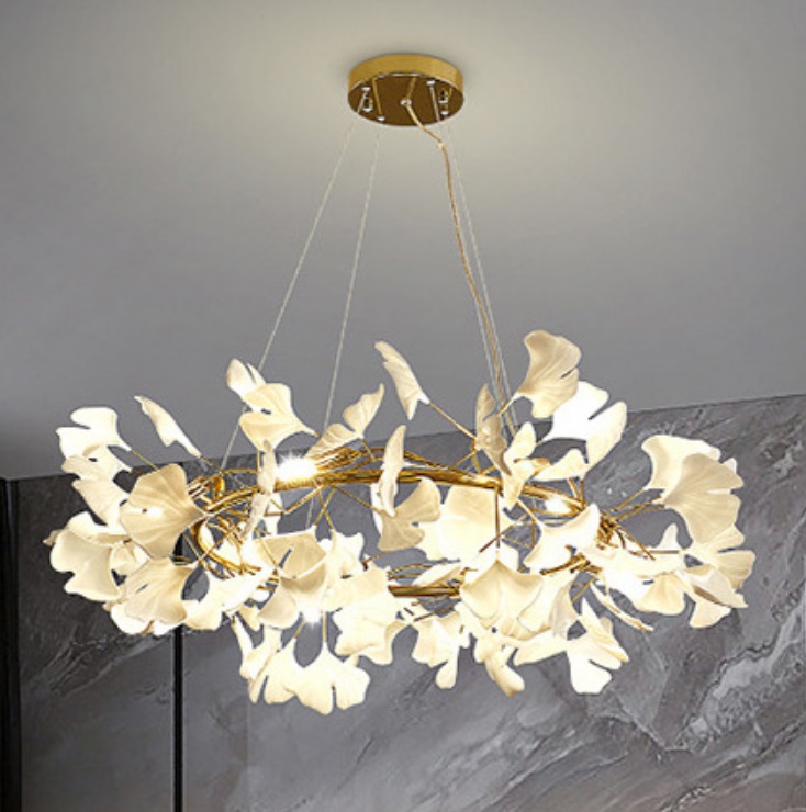 Светильник DZN-34217 БРОНЗА+ БЕЛАЯ КЕРАМИКА ` D800*300/H1260/7/G9/40W GINKOA