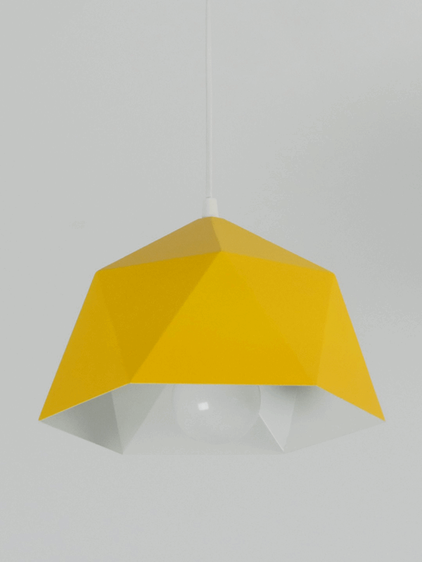 Светильник подвесной SPF-6127 ЖЕЛТЫЙ+БЕЛЫЙ ` D245/H1120/1/E27/40W без ламп, белый провод SPFD PATIO