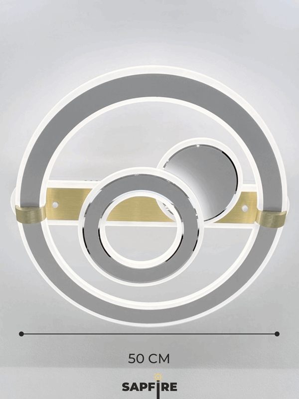 Светильник SPF-1746 ` D500/H120/3+1/LED/72W 2.4G GRAG SPF21-10 (1) Грация