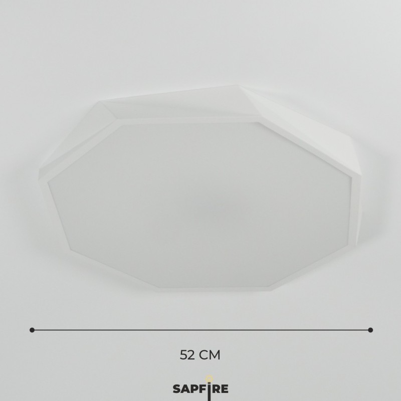 Светильник потолочный SAPFIR SPF-9434 БЕЛЫЙ D520/H50/1/LED/40W 2.4G COSMOPOLITAN SPFD