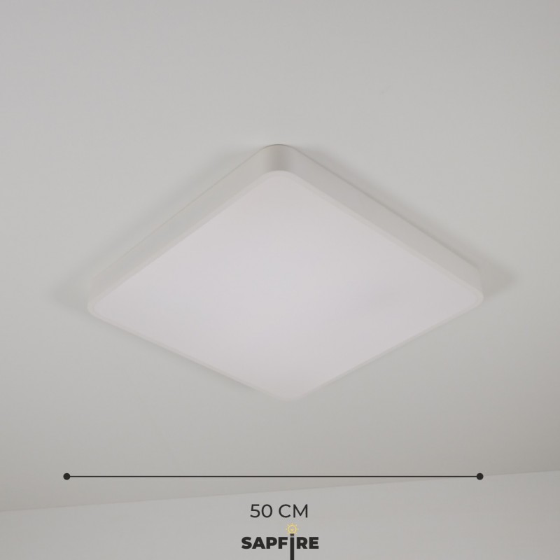 Светильник потолочный SAPFIR SPF-9442 БЕЛЫЙ ` D500/H50/1/LED/40W 2.4G COSMOPOLITAN SPFD