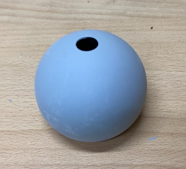 Центральная часть - шар (под покраску) D60/H60мм - для светильника, с отверстиями, SPFR1892