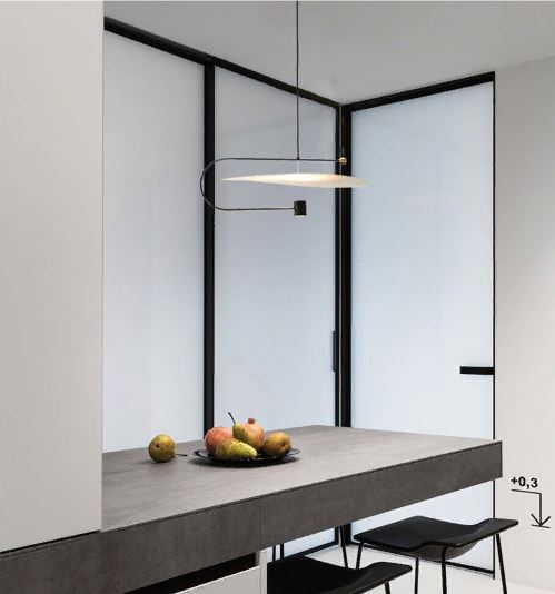 Светильник DZN1-4-63 ЧЕРНЫЙ ` D600/H380/1/LED/7W/4500K