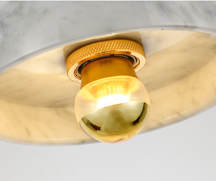 Светильник DZN1-4-78 БЕЛЫЙ МРАМОР ` D180/H180/1/E27