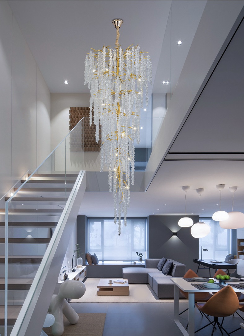 Светильник DZN-34205 ЗОЛОТО ` D1000/H2500/40/G9/40W Josephine