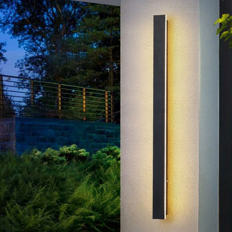 Светильник SPF-4397 BLACK/ЧЕРНЫЙ ` D2000*60/H40/2/LED/32W/5000-5500К IP65 LINER BLACK нержавеющая ст