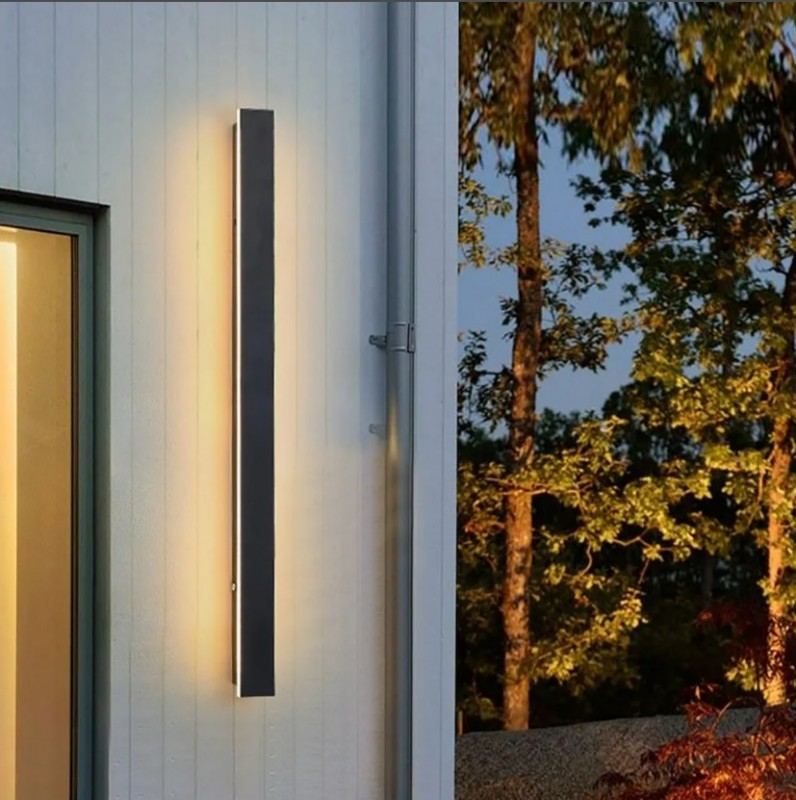 Светильник SPF-4397 BLACK/ЧЕРНЫЙ ` D2000*60/H40/2/LED/32W/5000-5500К IP65 LINER BLACK нержавеющая ст