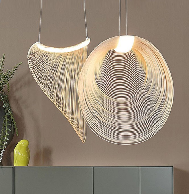 Светильник DZN-6357 КОРИЧНЕВЫЙ ` D600/H600/1/LED/16W/4500K FOSSIL цвет древесины 25-03 ZSUZSANNA VST