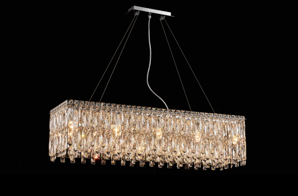 F53-L1000*W280*H230 CHROME (1) Люстра (в 2-х коробках) NW RSP