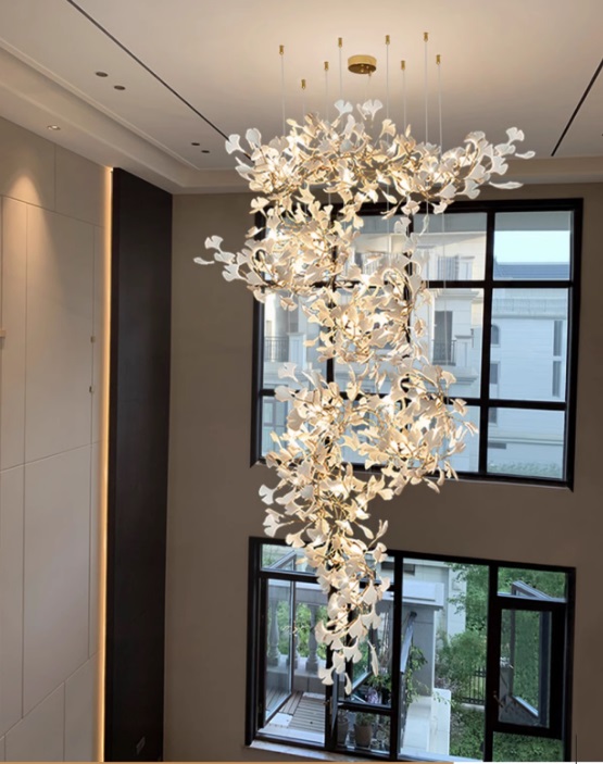 Светильник DZN-34261 ЗОЛОТО + БЕЛАЯ КЕРАМИКА ` D1200*2500/H1200/30/G9/10W GINKOA 24-02