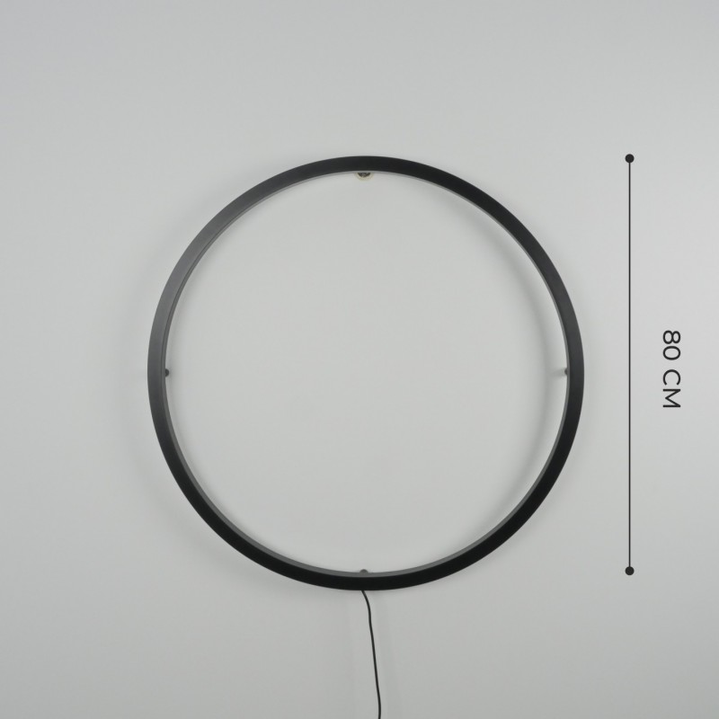 Светильник ElegantLight DZN-11113 ЧЕРНЫЙ ` D800/H60/1/LED/20W/2800-6500K без ПДУ GUARD-LU23-12