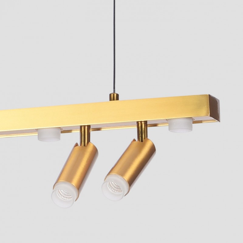 Светильник подвесной ElegantLight DZN-8229 BRONZA ` D120/H120/8+2/LED/30W/3000K 22-10 VISION