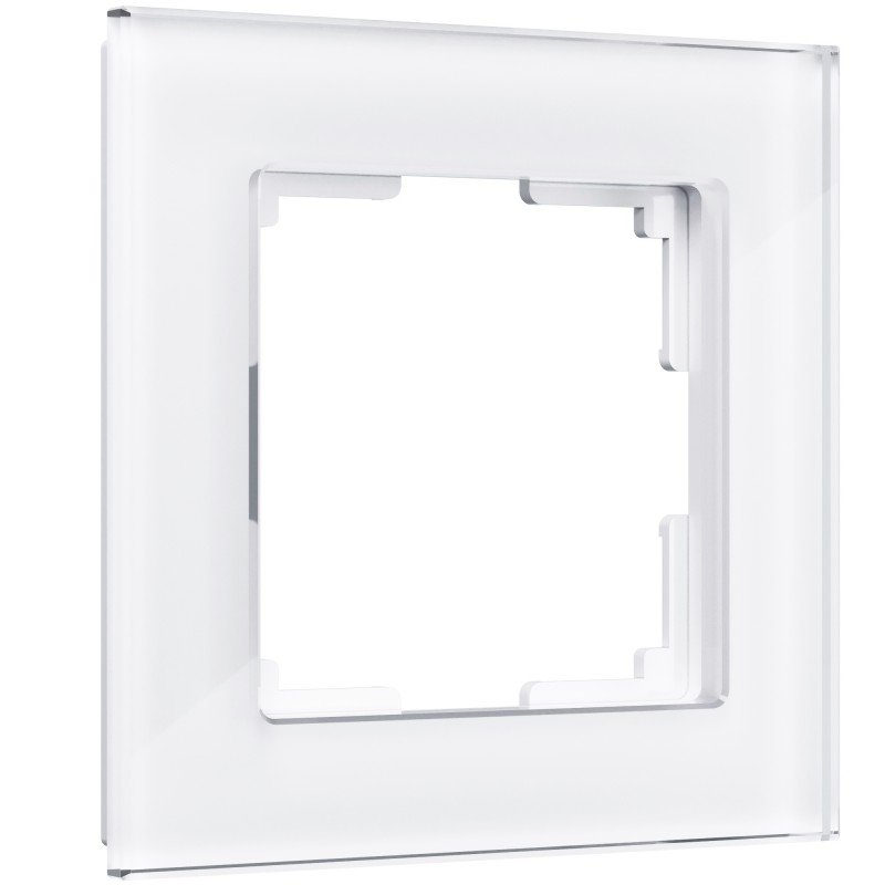 WERKEL Favorit WL01-Frame-01 / Рамка на 1 пост (белый,стекло) a030819 W0011101