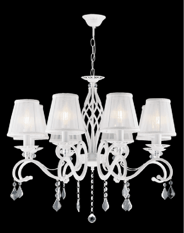 Светильник SFS 1208/8B WTD660/H760-540/8/E14/40W тканевые плафоны RSP (1/2)