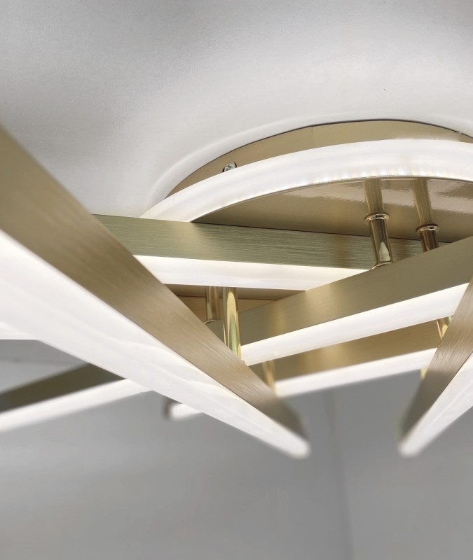 Светильник А107/600 GOLD/ЗОЛОТО (1С2039) LED D600/H100/6/LED/112W/LED DIM ПДУ 2.4 PICK SPF21-7 Макку