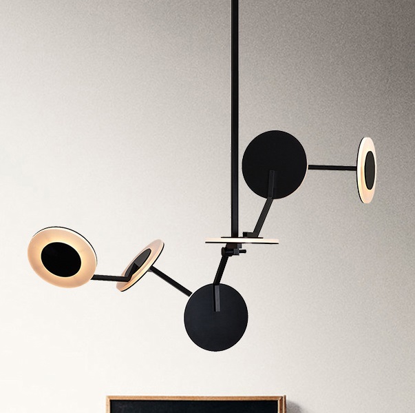 Светильник DZN1-6-132 ЧЕРНЫЙ ` D600/H940/6/LED/42W/4500K