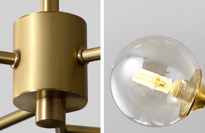 Светильник DZN1-6-164 БРОНЗА ` D1050/H450/15/G9/40W