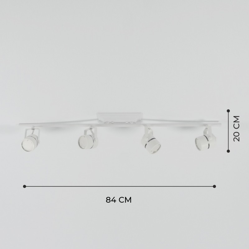 Светильник SPFD-IL.3630 WHITE D840/H200/4/MR16/50W без ламп DINO (1)