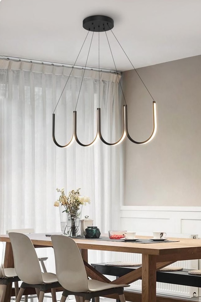 Светильник DZN-39516 ЧЕРНЫЙ ` D1200/H1500/4/LED/48W/4500K HEITO 24-08