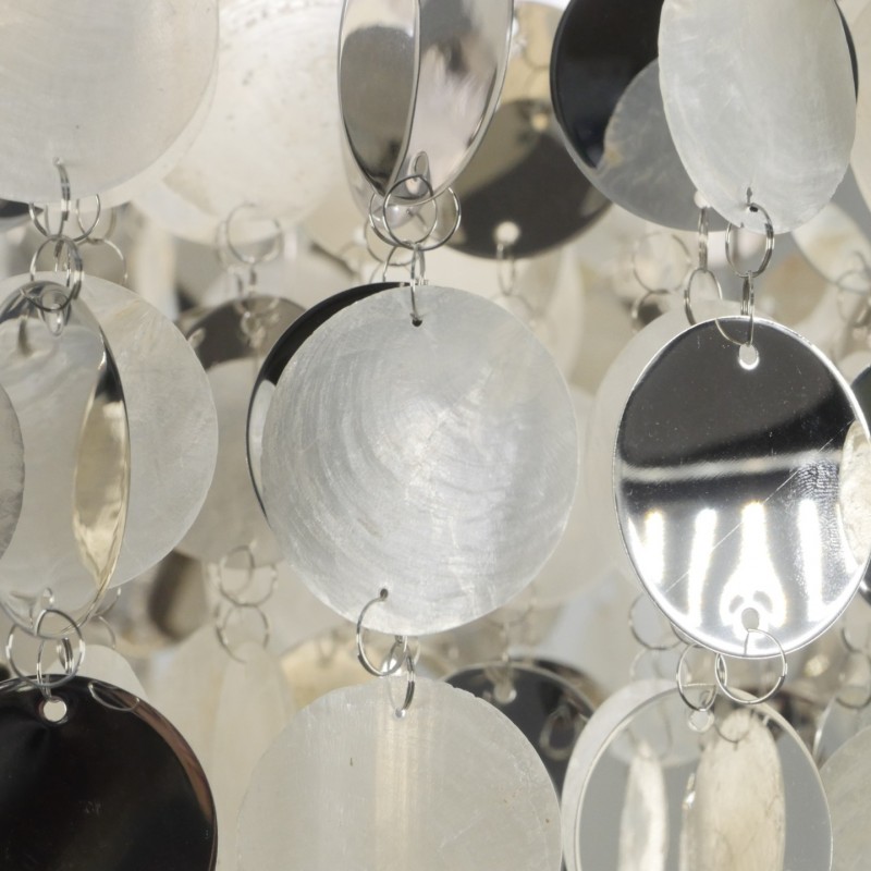 Светильник подвесной SAPFIR SPFD-43439 SHELL РОМ/CHROME ` D600/H1500/5/E27/60W без ламп CEDAR