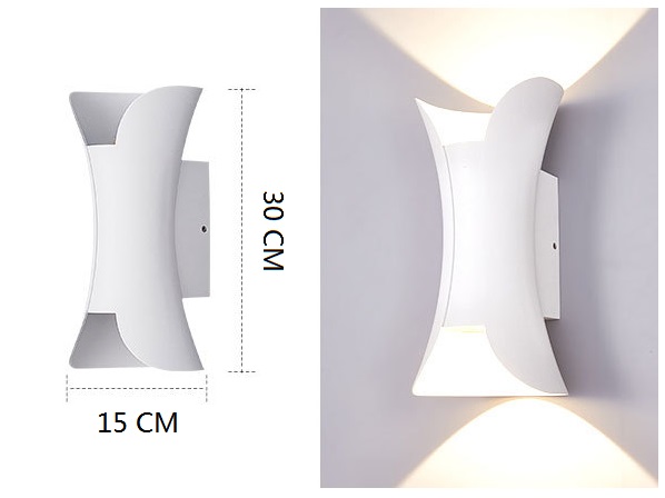 Светильник Elegant SPF-9850 WHITE/БЕЛЫЙ 2/LED/20W/4000-4500K 150*150*300mm SPF22-02 (1/20)