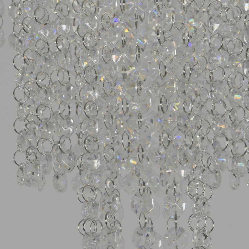 Светильник SPFD-9933 РОМ/CHROME ` D225/H1200/1/E27/60W CRISTALLO (1)