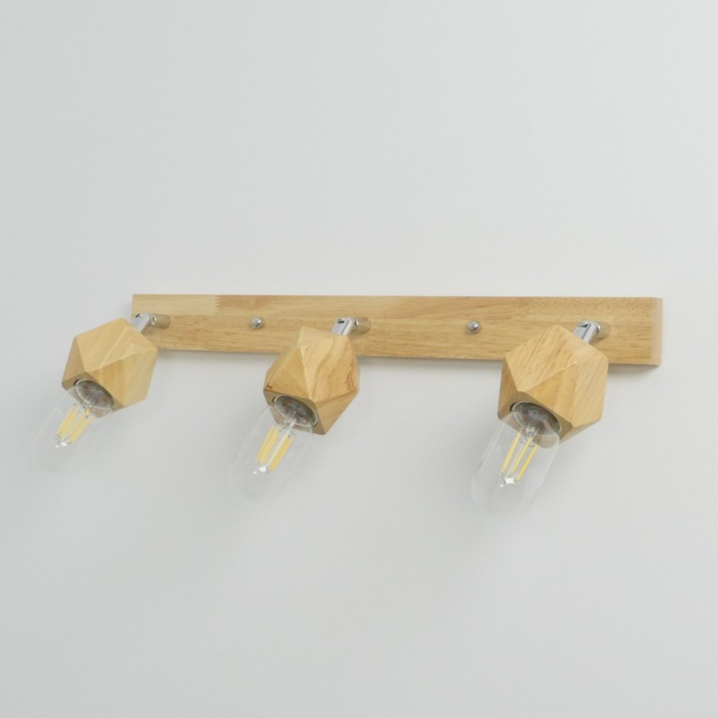 Светильник SPFD-IL.9934 WOOD ` D500/H120/3/E27/60W без ламп (1)