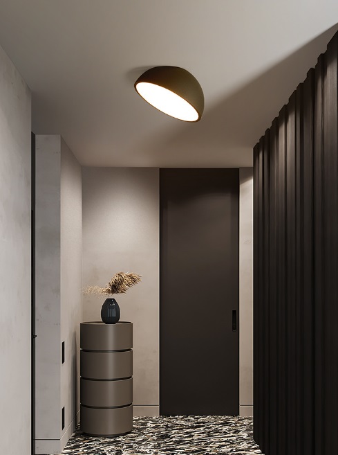 Светильник DZN-14932 ЧЕРНЫЙ ` D500/H400/1/LED/55W/4500K SELDENO