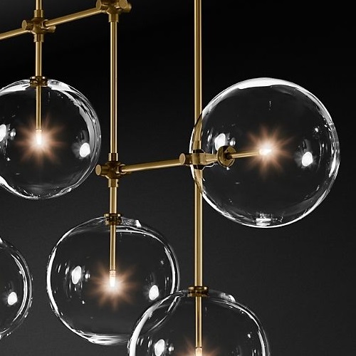 Светильник DZN-35686 БРОНЗА ` D1500/H810/7/G4/20W DIVER