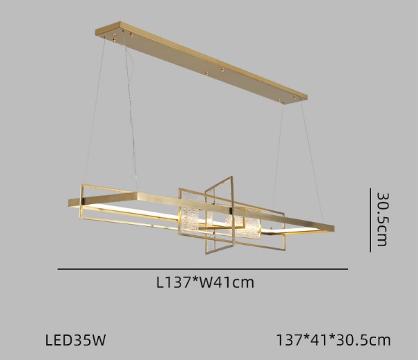 Светильник DZN-35686 БРОНЗА ` D1500/H810/7/G4/20W DIVER
